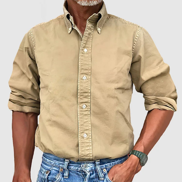 Men's Classic Warm Long Sleeve Shirt