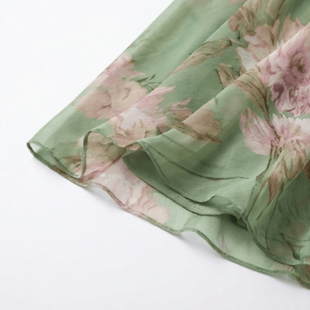 Corenne | Floral Print Halter Maxi Dress