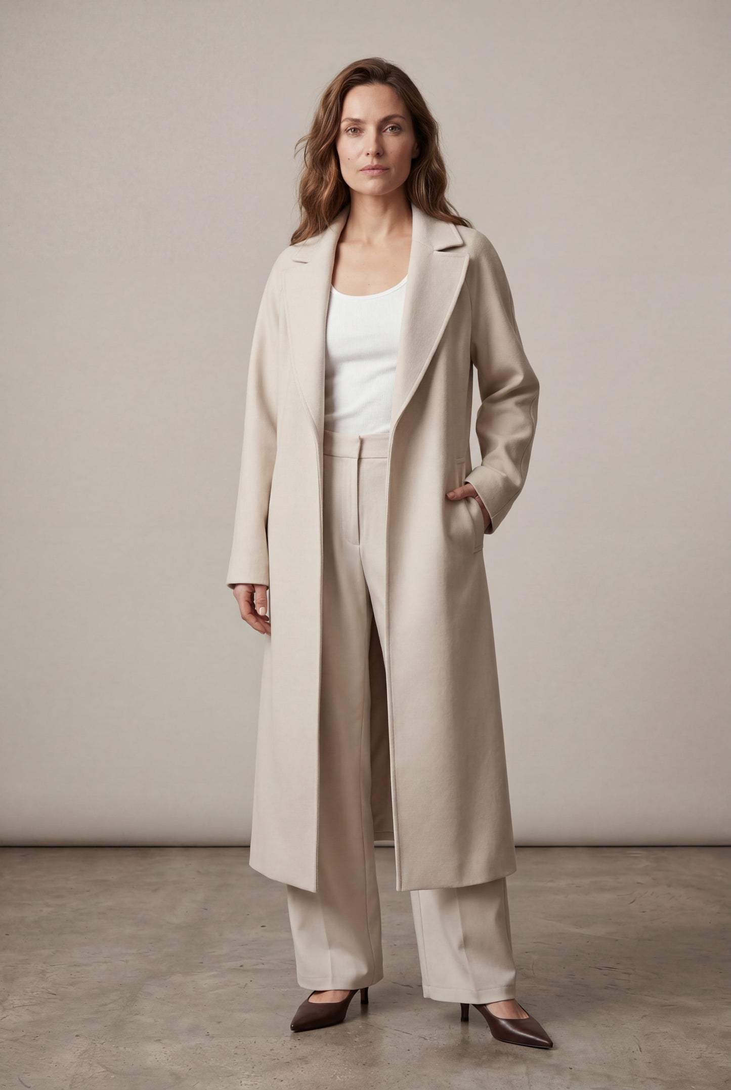 Petra | Women's Tailored Longline Trench Coat