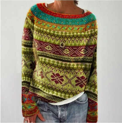 Tamsin | Multicolour Fair Isle Knit Sweater
