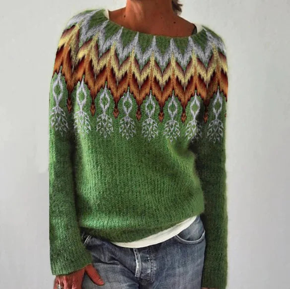 Tamsin | Multicolour Fair Isle Knit Sweater