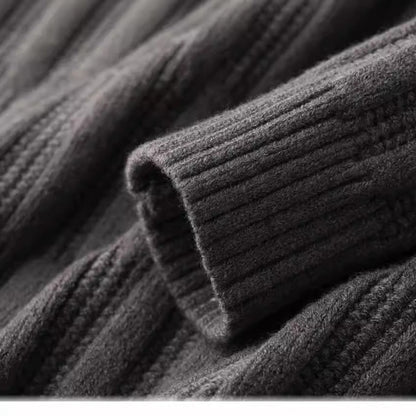 Lenny | Men's Ribbed Polo Collar Sweater