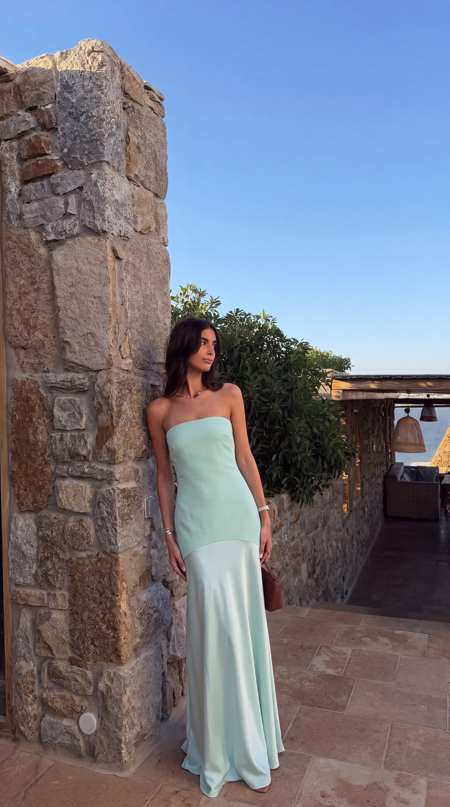 Miranda | Flowy Pink Maxi Dress