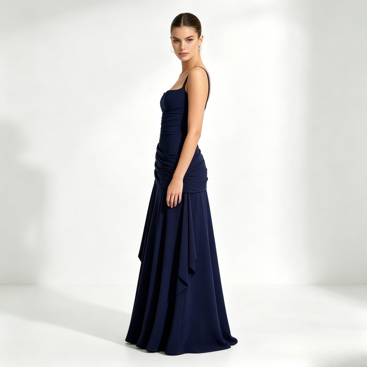 Geneva | Women's Ruched Corset Evening Gown