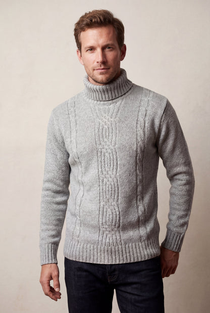 Colt | Men's Cable Knit Turtleneck Sweater