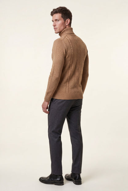 Colt | Men's Cable Knit Turtleneck Sweater