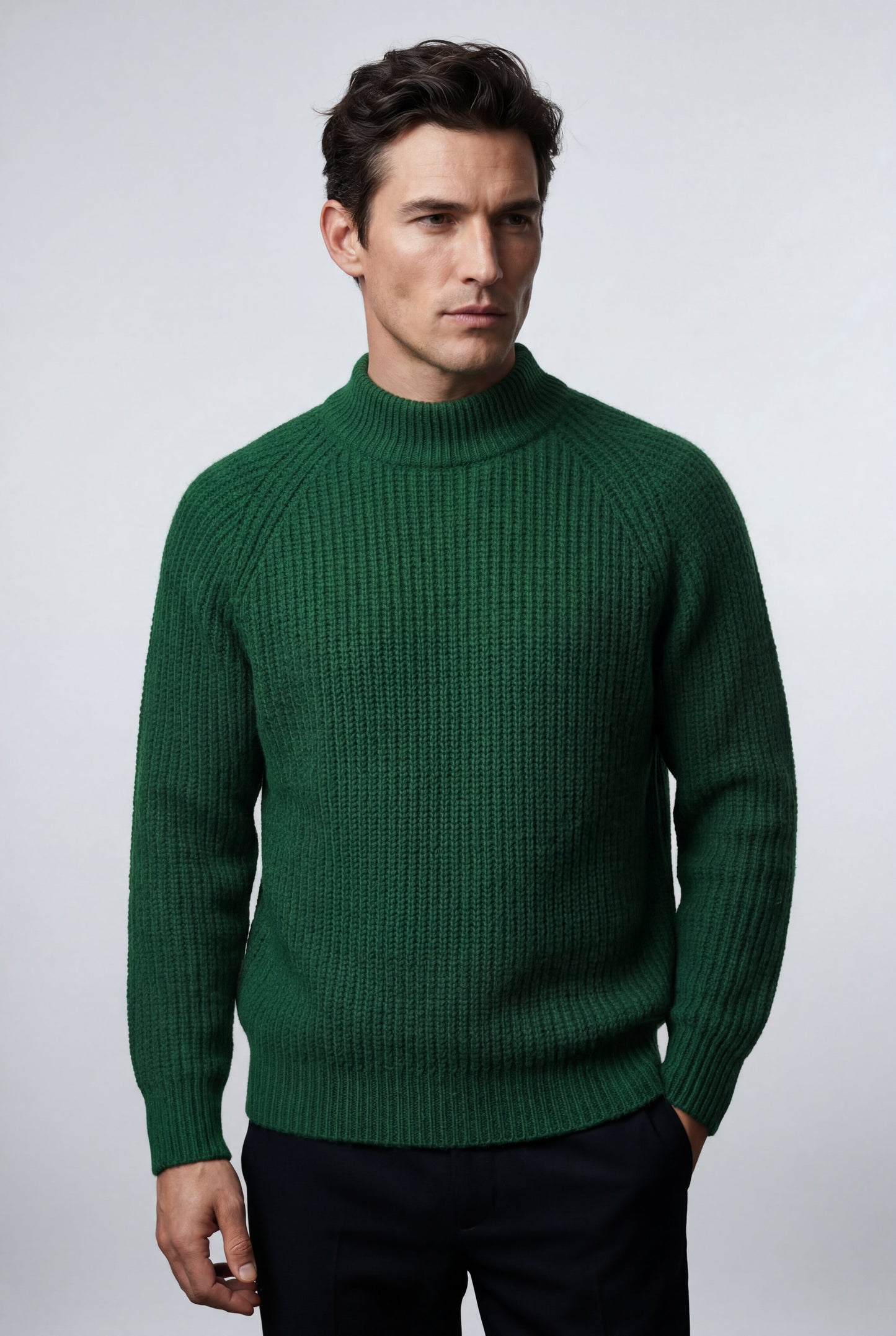 Axel | Men's Chunky Ribbed Slim Fit Sweater