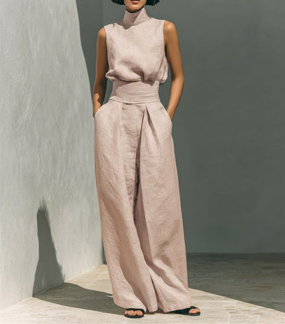 Valentina Creswell | Women's Wide Leg Two Piece Set