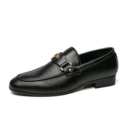 Cole | Men's Metal-Buckle Leather Loafers