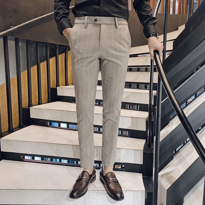 Lawson | Men's Slim-Fit Herringbone Dress Pants