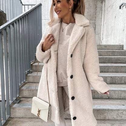 Doris | Women's Oversized Teddy Long Coat