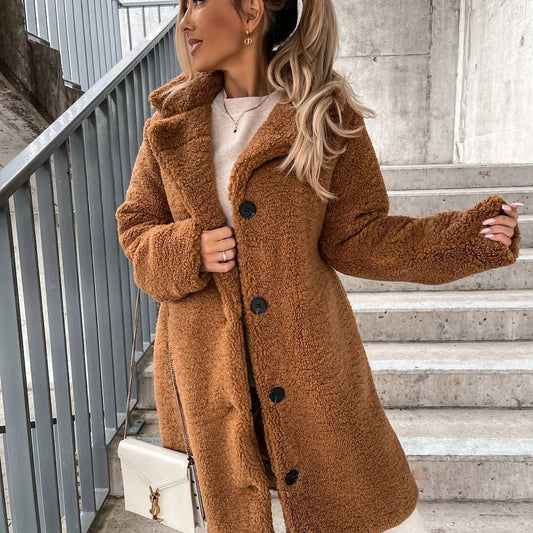 Doris | Women's Oversized Teddy Long Coat