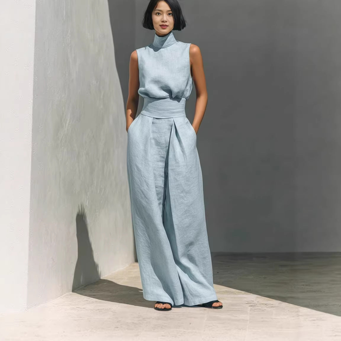 Valentina Creswell | Women's Wide Leg Two Piece Set