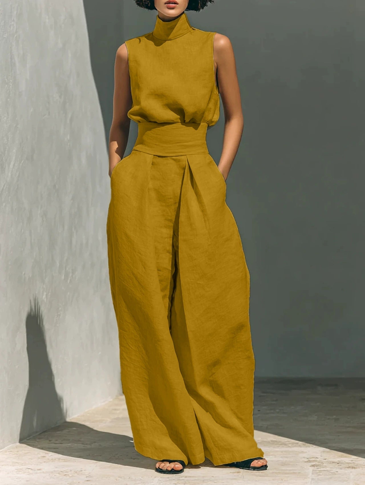 Valentina Creswell | Women's Wide Leg Two Piece Set