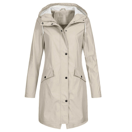 Jocelyn | Women's Hooded Raincoat Coat