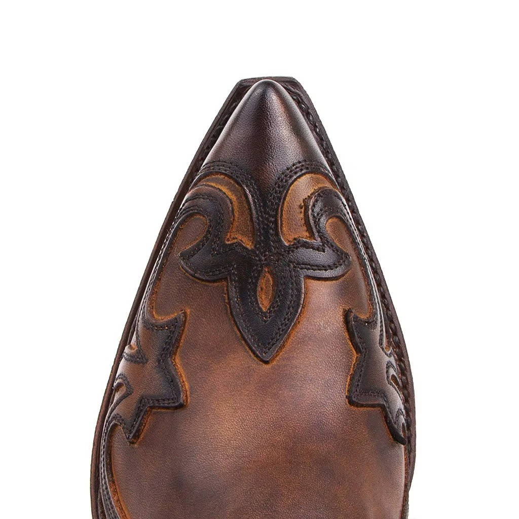 Women's Western Leather Ankle Boots
