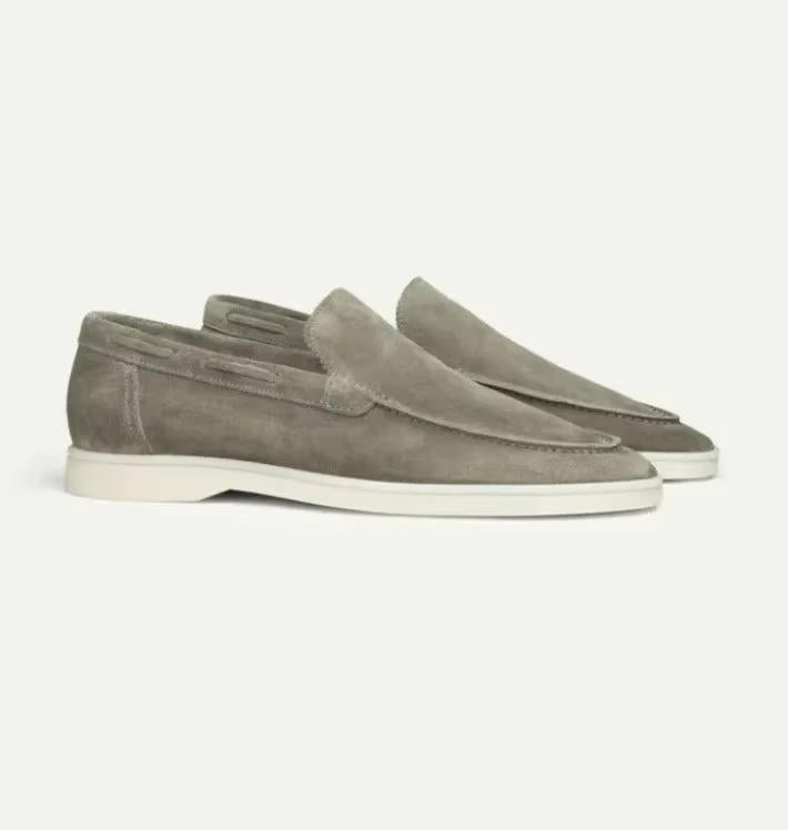 Men's Suede Slip-On Yacht Loafers