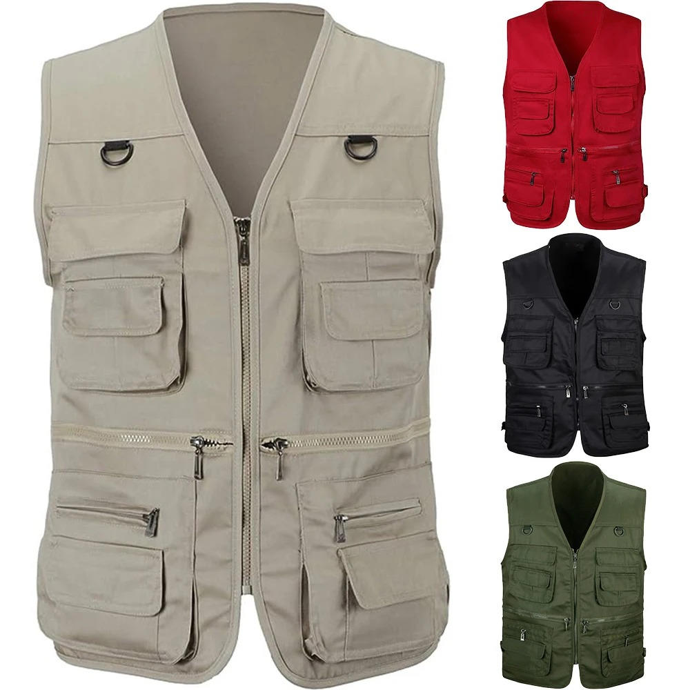Men's Multi-Pocket Outdoor Hiking Vest