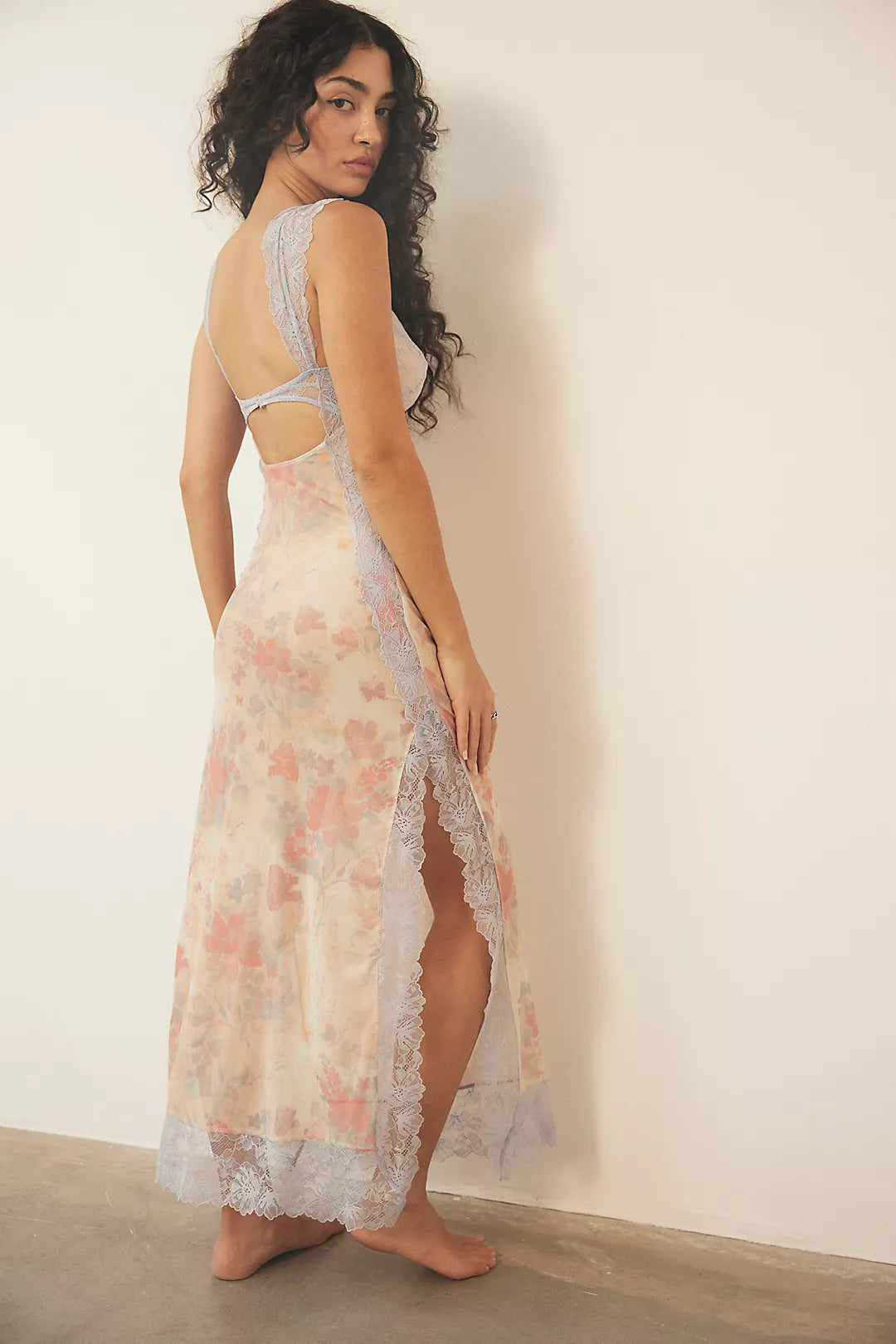 Paige | Floral Lace Overlay Sheath Dress
