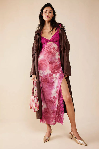 Paige | Floral Lace Overlay Sheath Dress