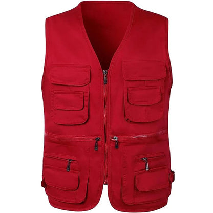 Men's Multi-Pocket Outdoor Hiking Vest