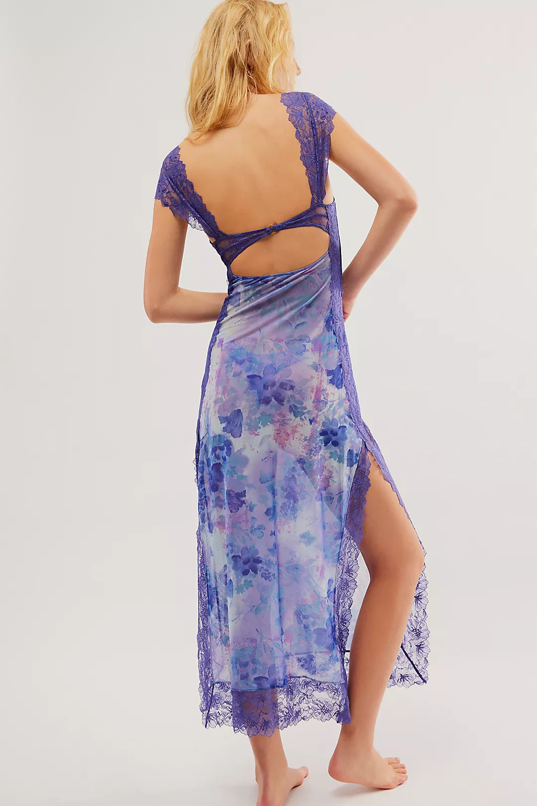 Paige | Floral Lace Overlay Sheath Dress