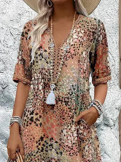 Harper | Vibrant Mid Length Dress