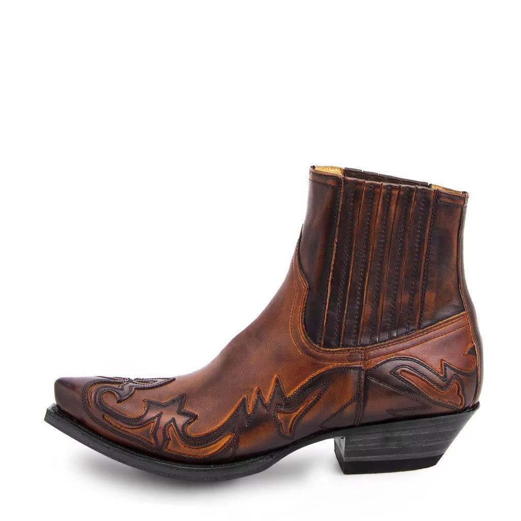 Women's Western Leather Ankle Boots