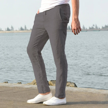 Men's Relaxed Breathable Lightweight Linen Pants