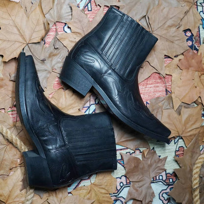 Women's Western Leather Ankle Boots
