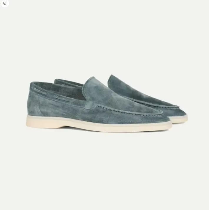 Men's Suede Slip-On Yacht Loafers