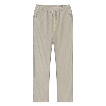 Men's Relaxed Breathable Lightweight Linen Pants