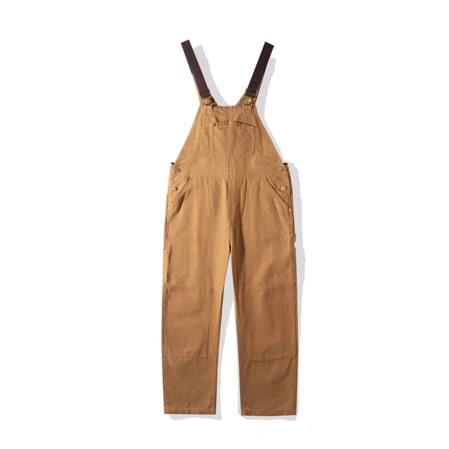 Women's Canvas Bib Dungaree Workwear Overalls Pockets