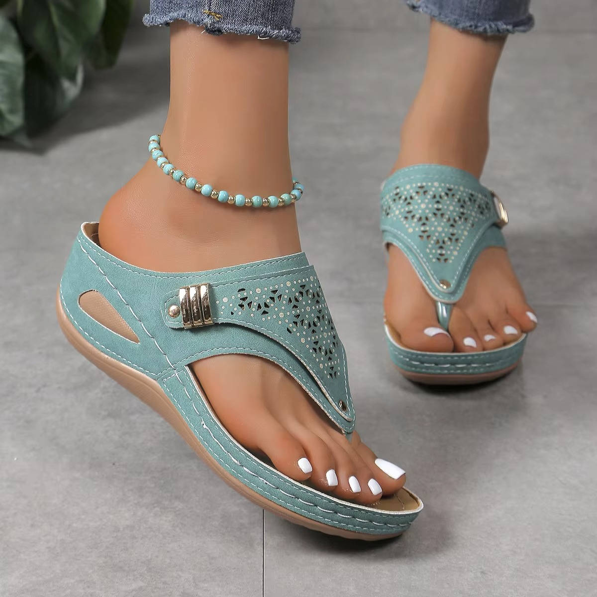 Women's Orthopedic Arch Support Adjustable Walking Sandals