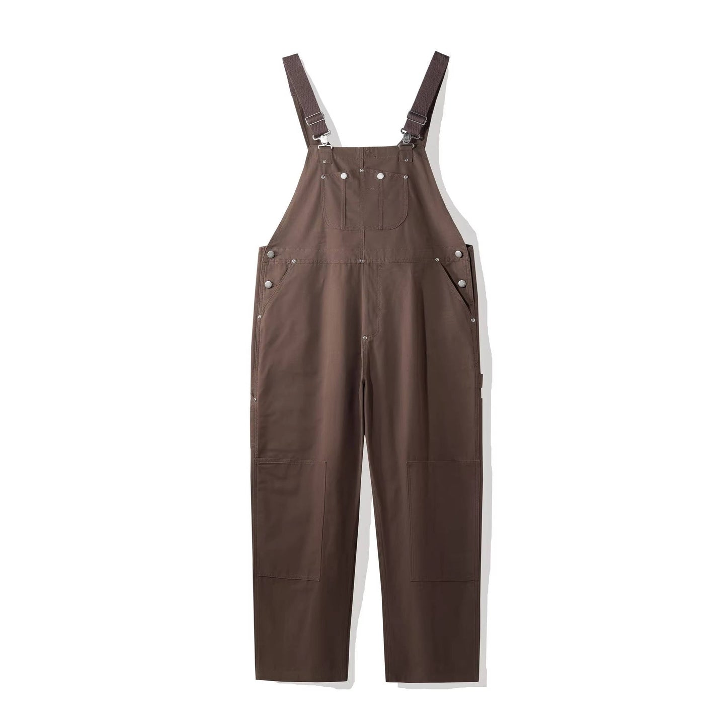 Women's Canvas Bib Dungaree Workwear Overalls Pockets