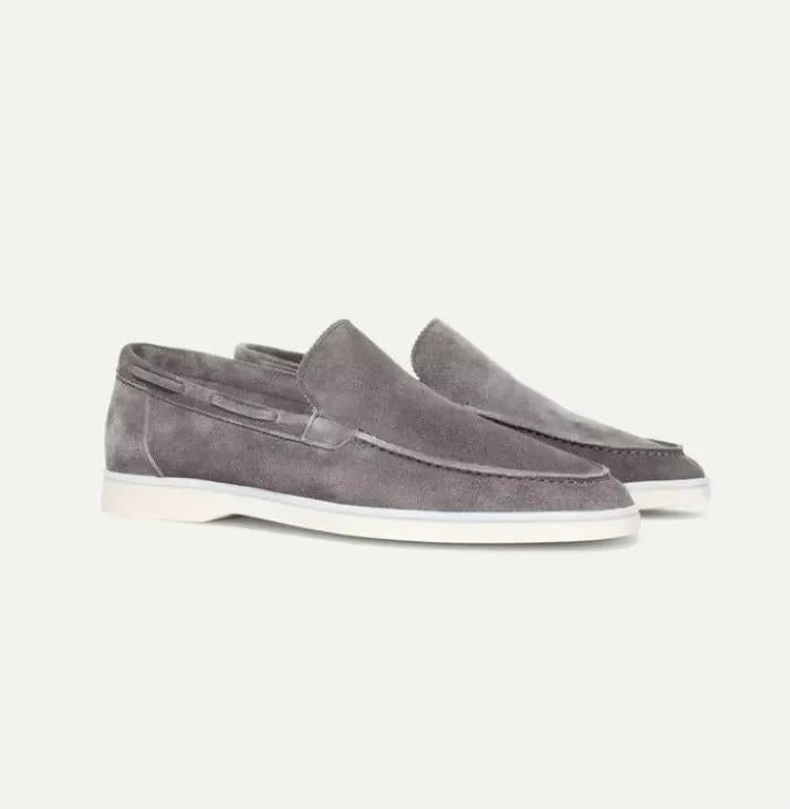 Men's Suede Slip-On Yacht Loafers
