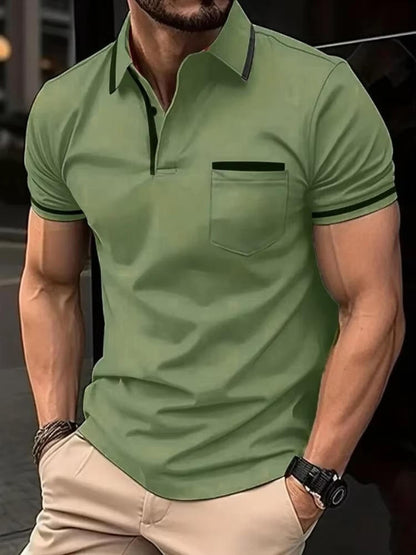 Men's Classic Short Sleeve Polo Shirt