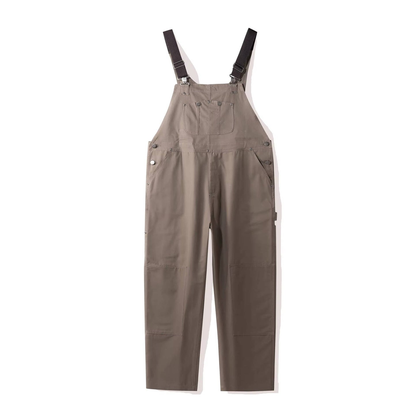 Women's Canvas Bib Dungaree Workwear Overalls Pockets