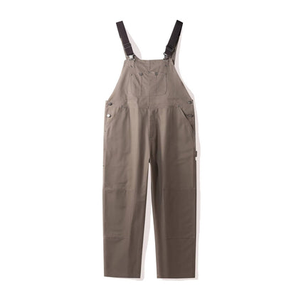 Women's Canvas Bib Dungaree Workwear Overalls Pockets
