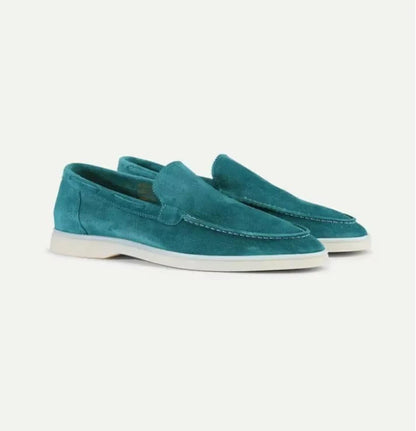 Men's Suede Slip-On Yacht Loafers