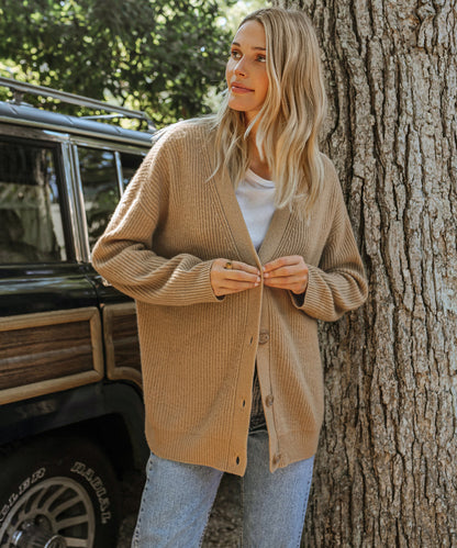 Olivia | Women's V-Neck Cashmere Cardigan