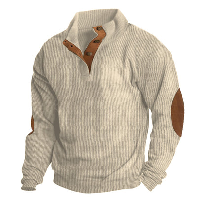 Dave | Men's Half Button Pullover Sweater