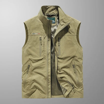 Rory | Multi-Pocket Zip-Up Vest