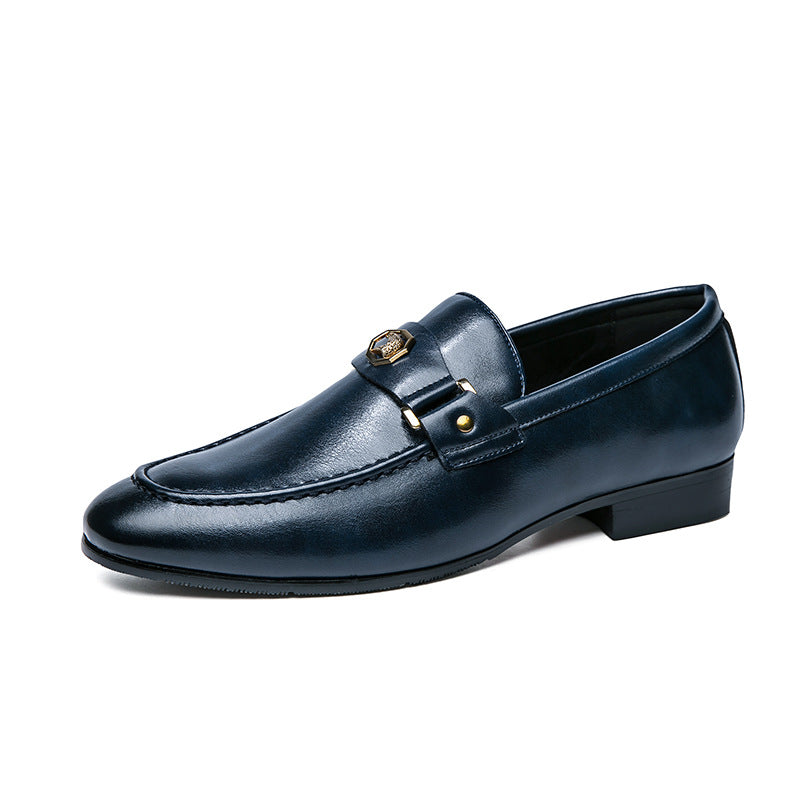 Cole | Men's Metal-Buckle Leather Loafers