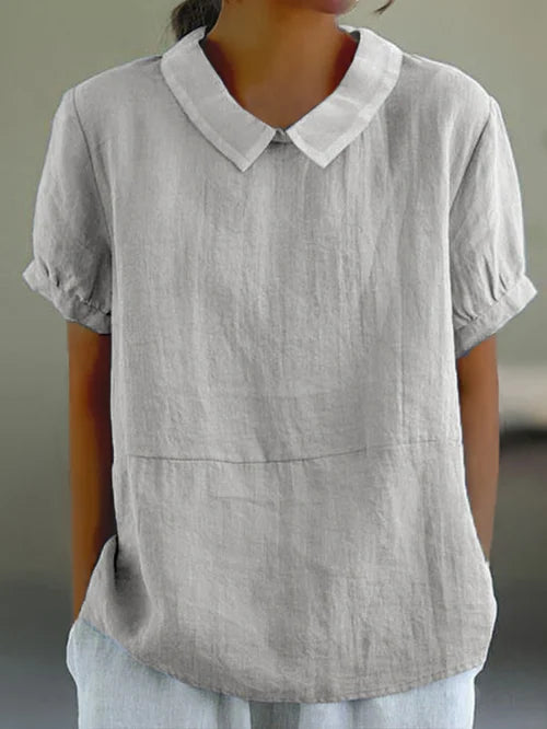 Amalie | Relaxed Fit Collar Blouse