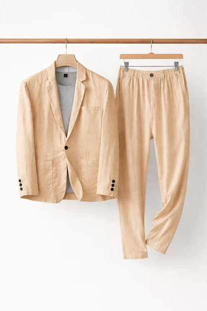 Leon | Men's Relaxed-Fit Linen Suit