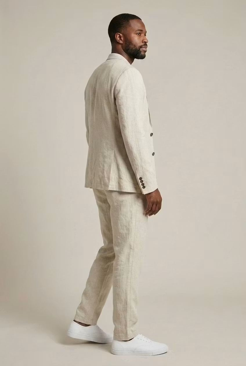 Leon | Men's Relaxed-Fit Linen Suit