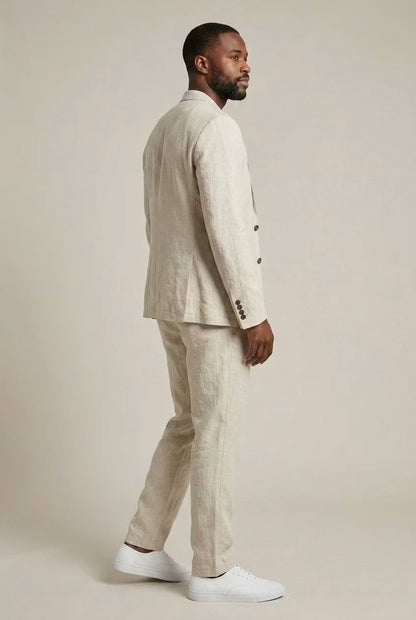 Leon | Men's Relaxed-Fit Linen Suit