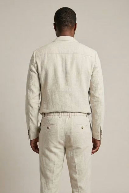 Leon | Men's Relaxed-Fit Linen Suit