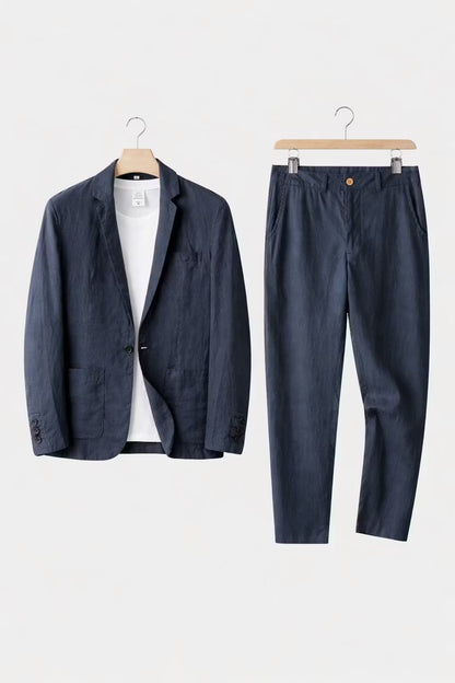 Leon | Men's Relaxed-Fit Linen Suit